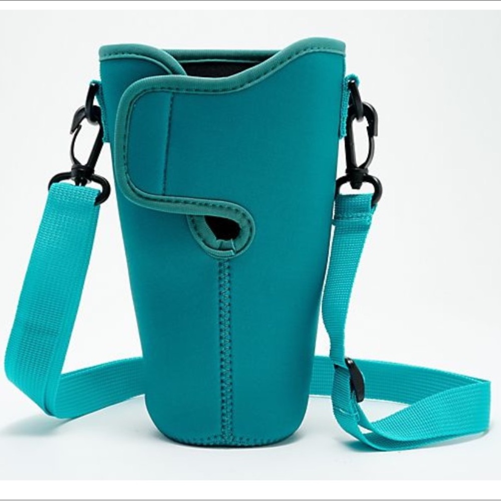 NWOT, Teal Neoprene Water Bottle Holder